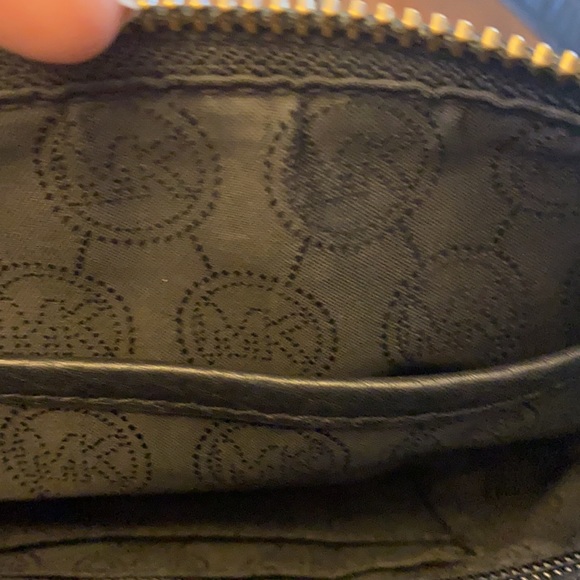 Michael Kors black pebbled leather crossbody bag purse - Picture 9 of 12